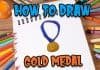 How to draw gold medal | Parikshet and Kids Fun Learn Club