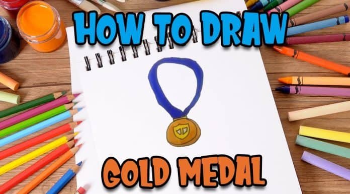 How to draw gold medal | Parikshet and Kids Fun Learn Club