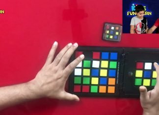 Parikshet and Dad participates in Rubiks race | Kids Fun Learn Club