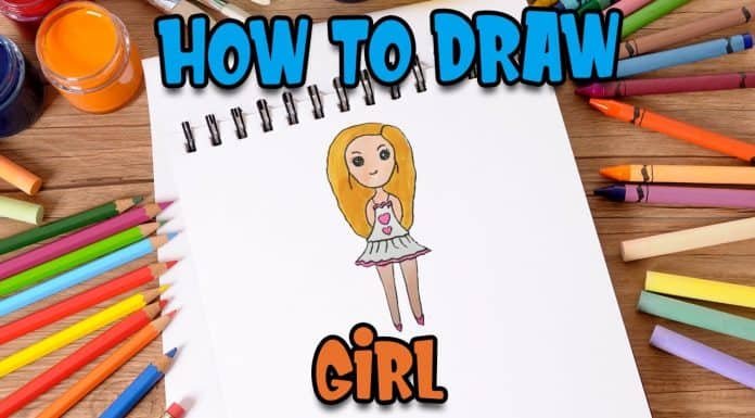 How to Draw easy Girl step by step for Kids| Drawing Tutorials for Kids!