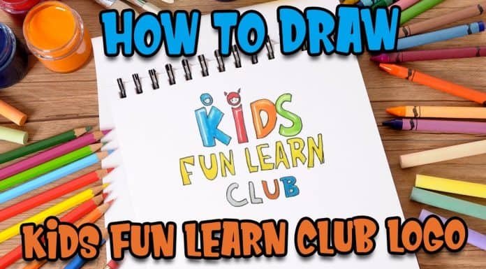 How to Draw Kids Fun Learn Club Logo with Parikshet