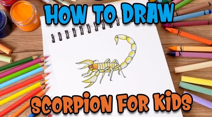How to draw scorpion for kids by Parikshet and Kids Fun Learn Club