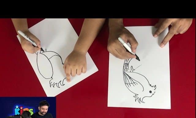 How to Draw easy Bird step by step for Kids | Drawing Tutorials for Kids!