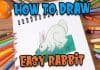 How to Draw easy Rabbit step by step for Kids | Drawing Tutorials for Kids!