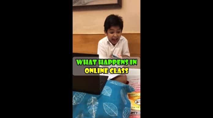 What happens in an Online Class? #shorts