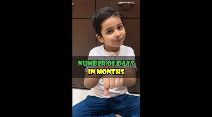 Number of Days in Months #Shorts