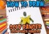 How to draw Gold Ranger from Power Rangers with Kids Fun Learn Club and Parikshet