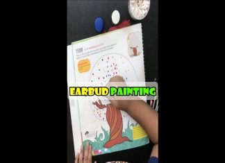 Amazing Earbud painting by a kid #shorts