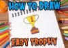 How to Draw easy Trophy step by step for Kids #shorts
