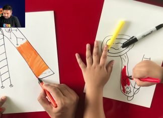 How to Draw easy Playground Slide step by step for Kids | Drawing Tutorials for Kids!