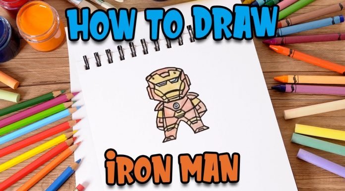 How to Draw easy Iron Man Face step by step for Kids #shorts