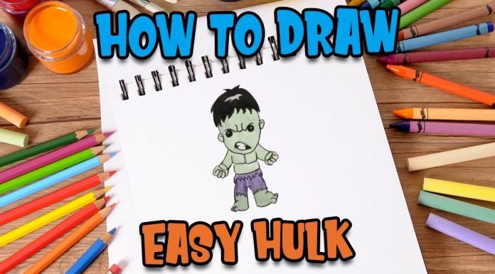 How to Draw easy Hulk Face step by step for Kids #shorts
