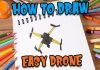 How to Draw easy Drone step by step for Kids #shorts