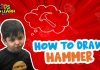 How to Draw easy Hammer step by step for Kids