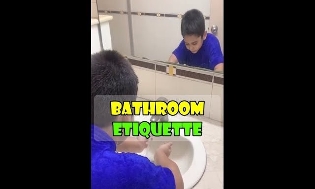 Bathroom Etiquette #shorts