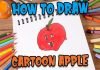 How to Draw easy Apple step by step for Kids #shorts