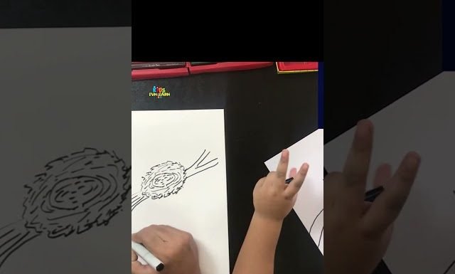 How to Draw easy Halloween Pumpkin step by step for Kids #shorts