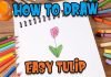 How to Draw easy Lotus step by step for Kids #shorts