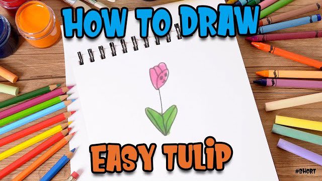 How to Draw easy Lotus step by step for Kids #shorts