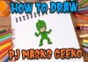 How to Draw easy PJ Masks Geeko step by step for Kids #shorts