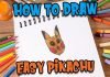 How to Draw easy Pikachu step by step for Kids #shorts