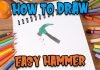 How to Draw easy Hammer step by step for Kids #shorts