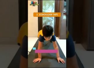Fitness Challenge with Kids #shorts
