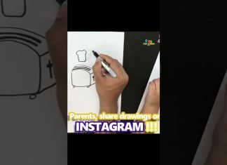 How to Draw easy Toast step by step for Kids