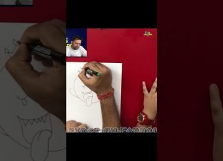 How to draw easy King Boo step by step #shorts