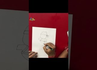 How to Draw easy KARATE KID step by step for Kids #shorts