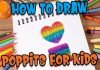 How to draw poppits for kids #easypoppitsfun #poppitsfun #kidsdrawing #learnto draw