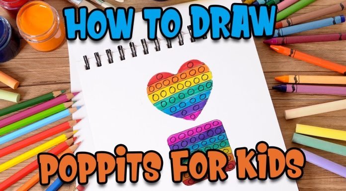 How to draw poppits for kids #easypoppitsfun #poppitsfun #kidsdrawing #learnto draw