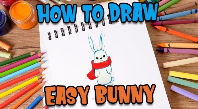 How to draw easy BUNNY step by step