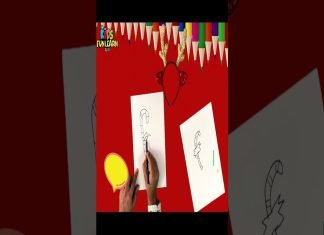 How to draw easy Candy Cane step by step #shorts