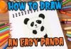 How to draw easy Panda step by step #shorts .