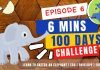 EPISODE 6 | 6 mins 100 days challenge Sketching Challenge | step by step Drawing Tutorials for kids