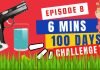 EPISODE 8 | 6 mins 100 days Sketching Challenge for kids | step by step Drawing Tutorials for kids
