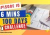 EPISODE 10 | 6 mins 100 days Sketching Challenge for kids | step by step Drawing Tutorials for kids