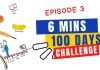 EPISODE 3 | 6 mins 100 days challenge Sketching Challenge | step by step Drawing Tutorials for kids