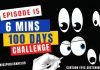 EPISODE 15 | 6 mins 100 days Sketching Challenge for kids | Cartoon Eyes easy sketching for kids