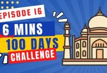 EPISODE 16 | 6 mins 100 days Sketching Challenge for kids | Cartoon Eyes easy sketching for kids