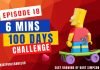 EPISODE 18 | 6 mins 100 days Sketching Challenge for kids | Easy Bart Simpson Sketch