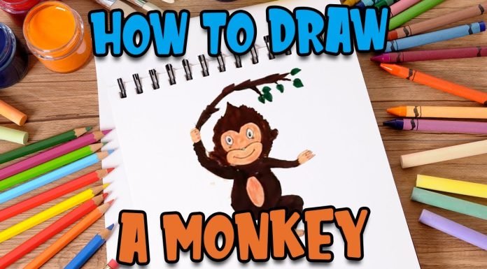 How to draw a monkey #shorts