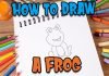How to draw a frog #shorts Easy frog drawing for kids