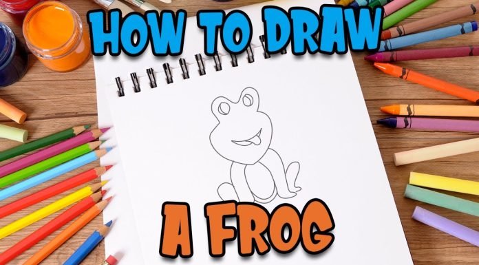 How to draw a frog #shorts Easy frog drawing for kids