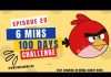 EPISODE 20 | 6 mins 100 days Sketching Challenge for kids | Easy Drawing of Birds(ANGRY BIRDS)