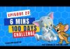 EPISODE 22|6 mins 100 days Sketching Challenge for kids|Easy Drawing of CARTOONS(TOM and JERRY)
