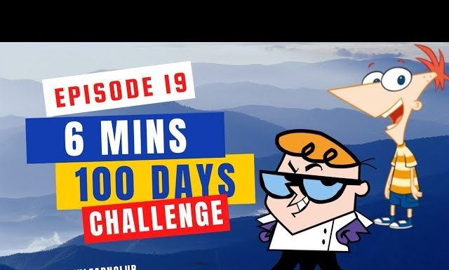 EPISODE 19| 6 mins 100 days Sketching Challenge for kids | Easy Drawing of DEXTER and PHINEAS