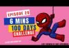 EPISODE 26 | 6 mins 100 days Sketching Challenge for kids | Easy Drawing of Baby Spiderman
