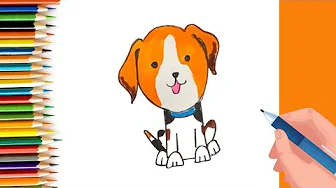 EPISODE 49 | 6 mins 100 days Sketching Challenge for kids | How to draw a Beagle Dog